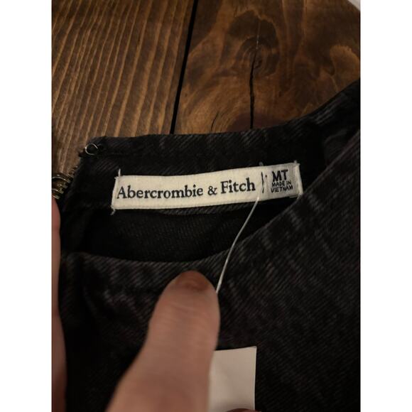 Abercrombie & Fitch Black Midi Dress - Picture 6 of 6